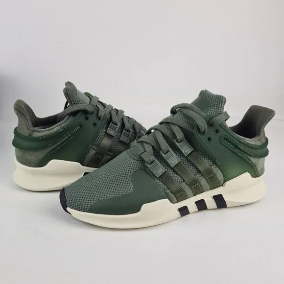 Adidas EQT Support ADV Originals Womens Green Running Sneakers - Picture 7 of 13